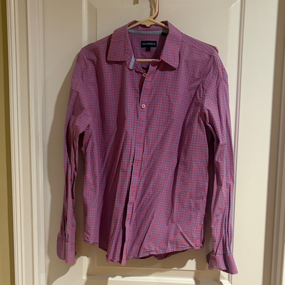 Slim Fit Pink Checked Dress Shirt by Jack Wills